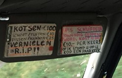 Scheet in de taxi kost 10 euro, chauffeur Jack laat niet met zich sollen: 'Tis soms lomp volk'